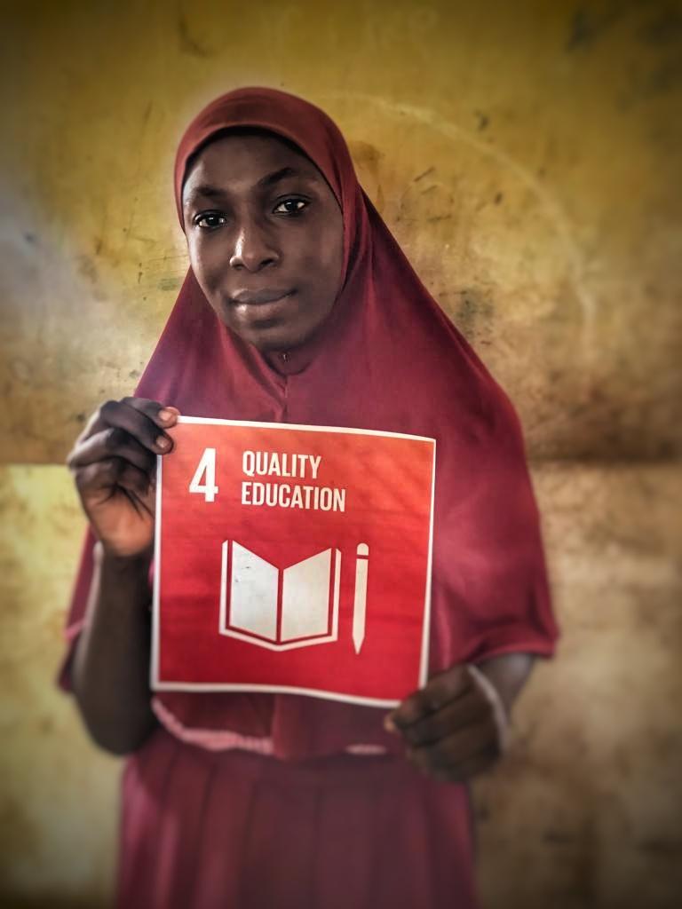 A transformed #education has the power to birth a transfomed generation of #futureleaders like Leader Rukayat who would birth a transformed society.

Retweet if you believe, progress with the rest of the #SDGs critically depends on the advancement and transformation of #Goal4?