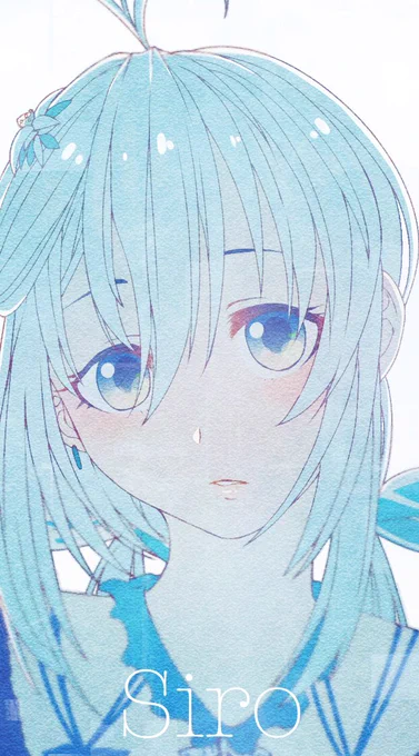 シロちゃん美しすぎて心臓止まりました。
 #SiroArt 