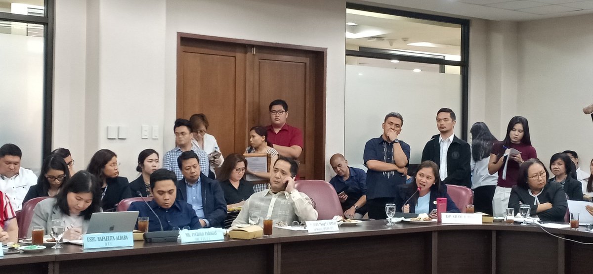 GabrielaWomenPL's tweet photo. At the House Ways and Means Committee hearing today re TRAIN 2 bill: Gabriela Rep. @ArleneBrosas exposes the provision in the measure granting the President the power to grant land use and power and water subsidies to corporations
#StopTRAIN https://t.co/XYLtNDjIdq