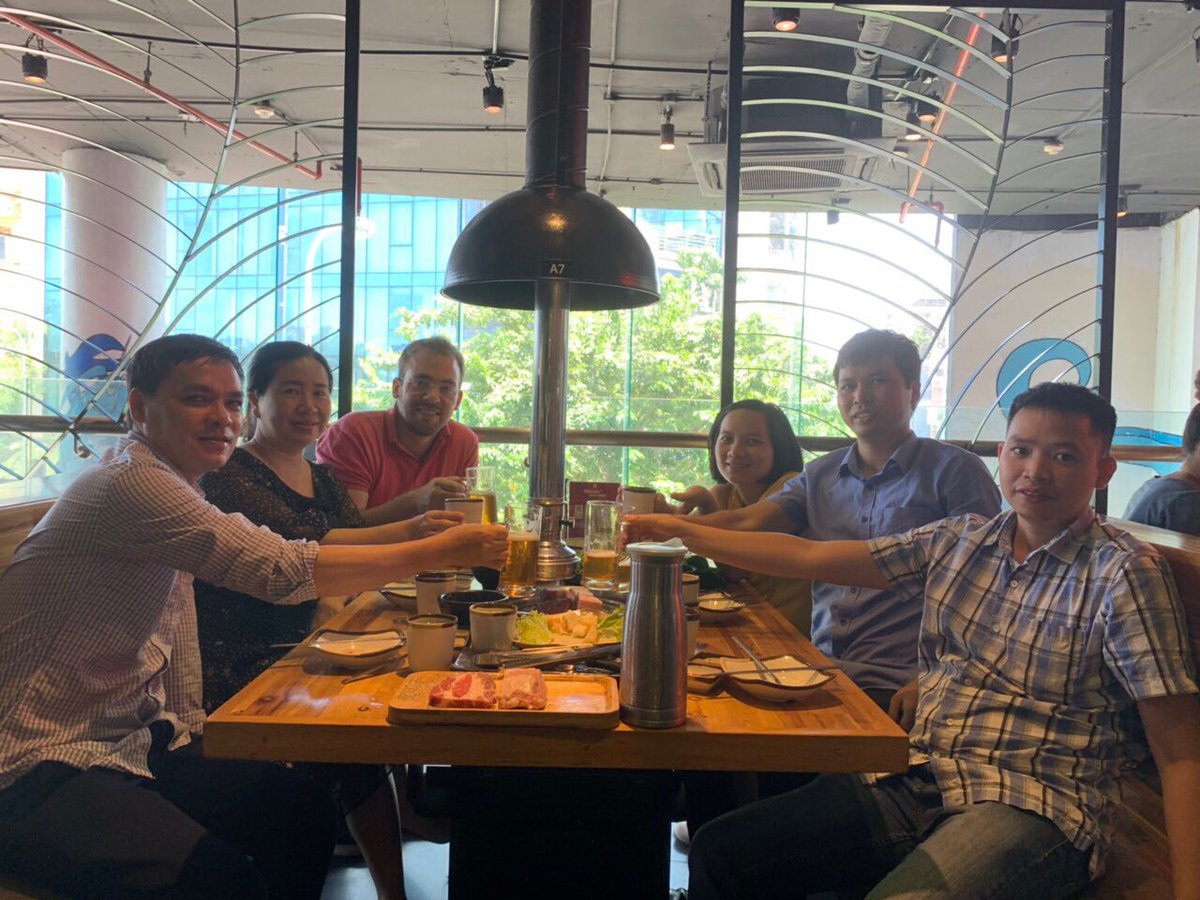 Simremy's tweet photo. Introduction to #DataProcessing  and Feature Based  #MolecularNetworking using @GNPS_UCSD  and #MZmine at the Institute of Marine Biochemistry in Hanoi, Vietnam this week. https://t.co/Miwg01ul9V