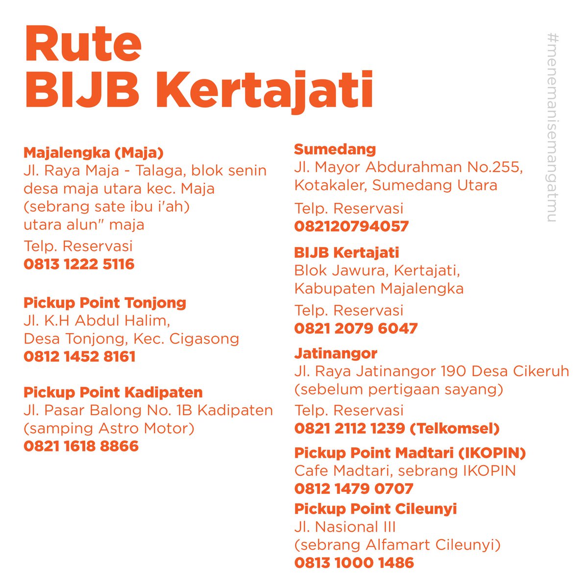 ArnesShuttle's tweet photo. Hallo Arnesian dimanapun kalian berada.
Ada update jadwal nih buat rute ke dan dari BIJB Kertajati. Bahkan dari bandung loh... Jangan khawatir ketinggalan pesawat ya... #arnesian #arnes #arnesshuttle #arnesupdate https://t.co/vEzyTdeHqf