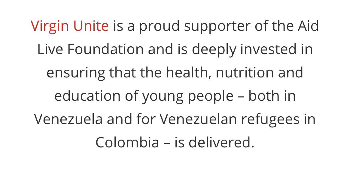 aidlivefoundati's tweet photo. @VirginUnite ♥️🙌🏻 https://t.co/mRUvEcK9W1