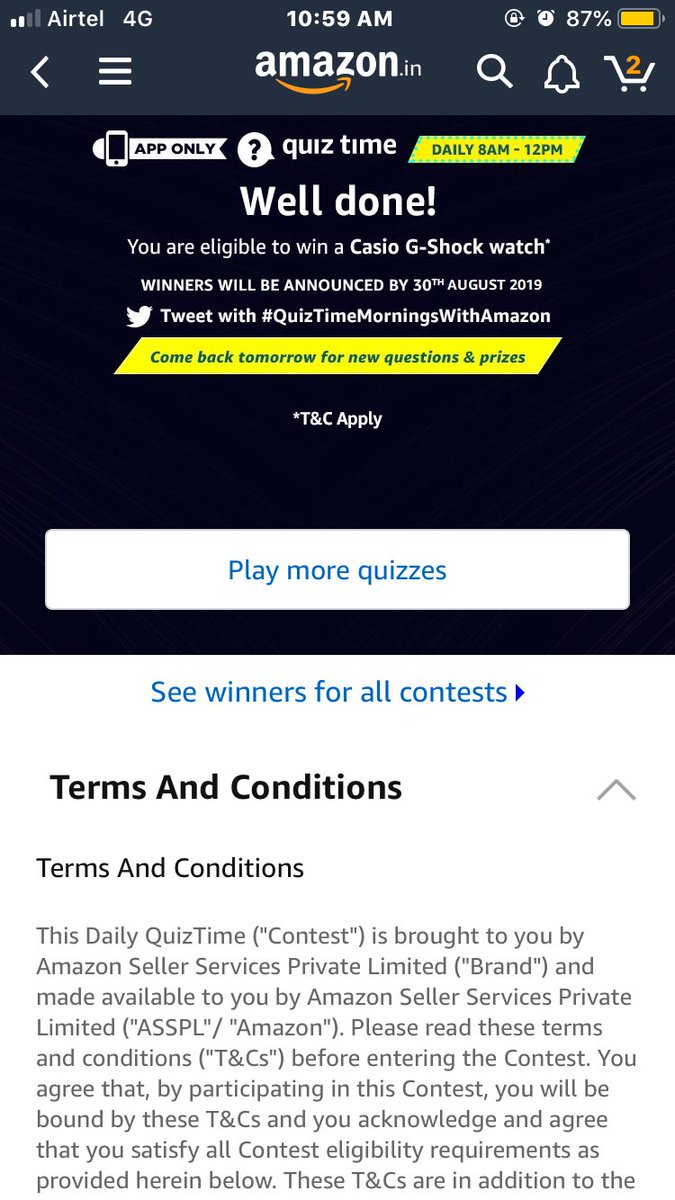 MiSufail's tweet photo. #QuizTimeMorningsWithAmazon https://t.co/BlxKAGwXXv