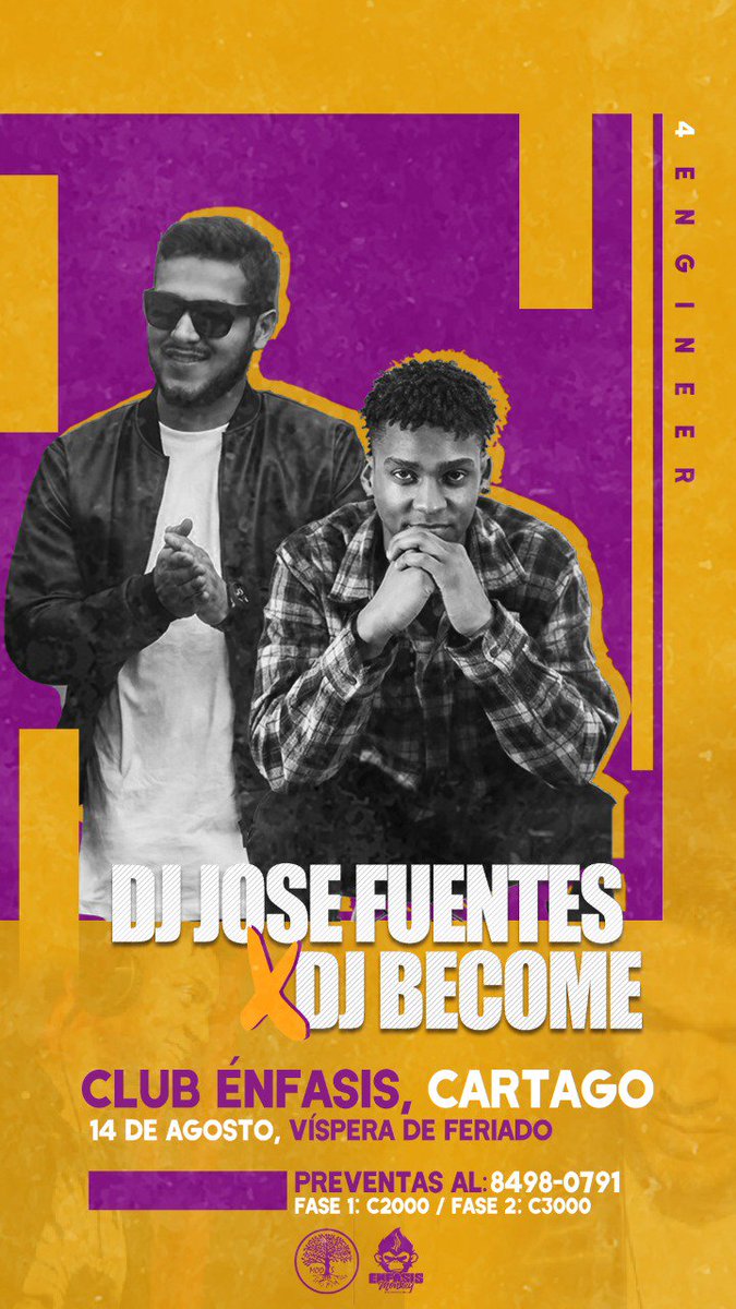MootsProduccion's tweet photo. 🔥CARTAGO 🔥
Mañana la explotamos con @josefuentesdj Ft @djbecomecr 
••Más entradas en el evento•• https://t.co/YYOhTELnCx