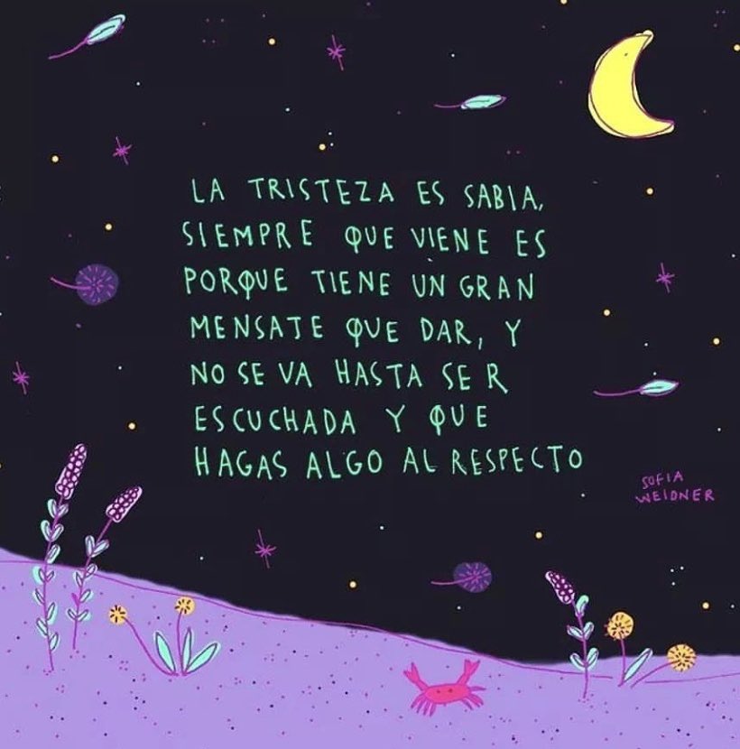 anapeinadop's tweet photo. Las emociones cumplen una función. No existen emociones negativas, en todo caso desagradables. 
Cuando sientes una emoción es porque tu cuerpo trata de protegerte. Aprende para qué estas sintiendo lo que sientes. Si no, seguirás experimentando la misma emoción.
Escúchate. https://t.co/oFwXjZuN4x