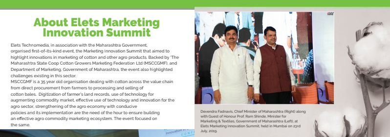 egovonline's tweet photo. Event Report: When Maharashtra Showed the Way of Cotton &amp; Agro Commodities Marketing through Innovation.
@nn_sona
  
@Dev_Fadnavis @AxisBank @DigiAgri @Google @SAVDAGREAT @ravigupta1000 @CMOMaharashtra 
 
 (link: https://t.co/Z1Me29AzHQ) https://t.co/9ZJ2Q0HhCL https://t.co/k52P4pkIUn