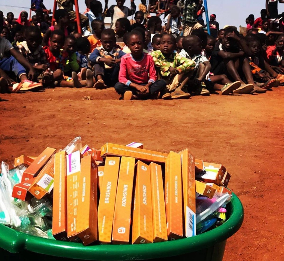brushboxuk's tweet photo. It's amazing to see the impact of our buy 1 give 1 scheme in partnership with @dentaid_charity - they recently went to Kenya to help children in the country with their oral health. 

We sent over 250 brushes and the kids loved them 🙌🏻

#dentaid #oralhealth #charity https://t.co/8tDU9knDPZ