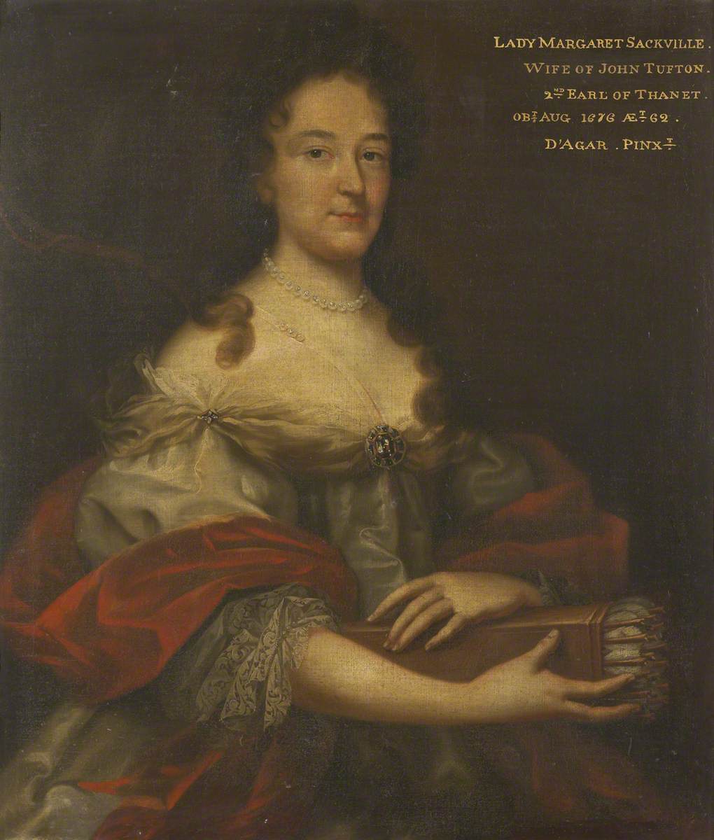 JanMooreMrsCox's tweet photo. Lady Margaret Sackville, Countess of Thanet died at her house in Aldersgate Street, #London on 14 August 1676.

Thanet! whose liberal Hand and open Door
Has long time been th'Exchequer of the Poor.

#RememberWomen #17thCentury 

Jacques d'Agar, 1665
© Lakeland Arts Trust https://t.co/vg3eqPu101
