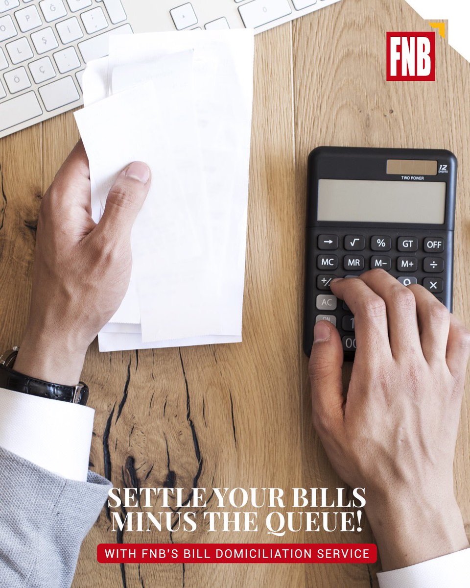 FNBLebanon's tweet photo. Our bill domiciliation service spares you this exhausting task by debiting your payments from your account without you having to make the slightest effort.
Dial 1244 for more info.
#FNBLebanon https://t.co/iLnK74Y6lC