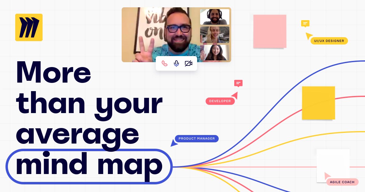 Start mind mapping together with your team to create the Next Big Things! Try Miro. bit.ly/2yWBoA7