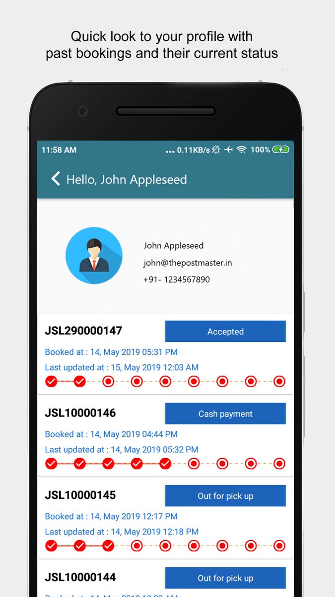 securaex's tweet photo. THE POSTMASTER (SMART COURIER SERVICES)
Our Website: https://t.co/yKytxse8AN
For any Query do call or mail us on:
Phone: 9953350519
Email: sales@securaex.com

#Threpostmaster #Smartcourierservices #courier #googleplay #googleplaystore https://t.co/97UsrEauFE