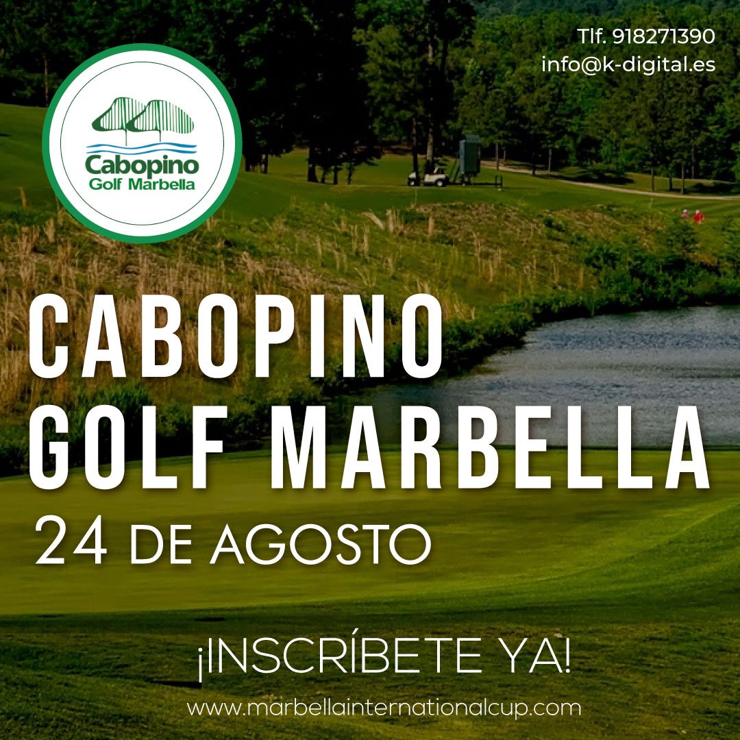MarbIntCup's tweet photo. ¡No te quedes sin tu inscripción!

Llega la 3ª parada de nuestro circuito, esta vez, en #CabopinoGolfMarbella
Regalos para nuestros jugadores de todos nuestros patrocinadores, sol, buen ambiente y mucho GOLF.

¡Inscríbete en https://t.co/g8DpyV7vfA! https://t.co/bIY9RGaNPu