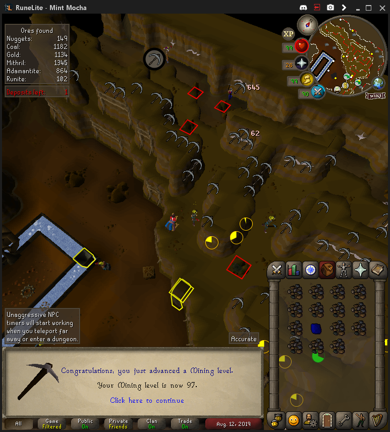 Disbarring's tweet photo. 97 mining :D https://t.co/6Q1sxRxuWK