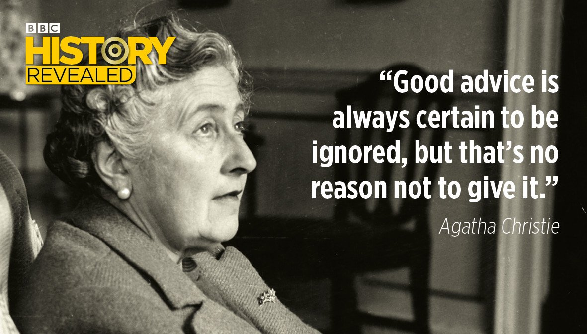 #wednesdaywisdom #agathachristie