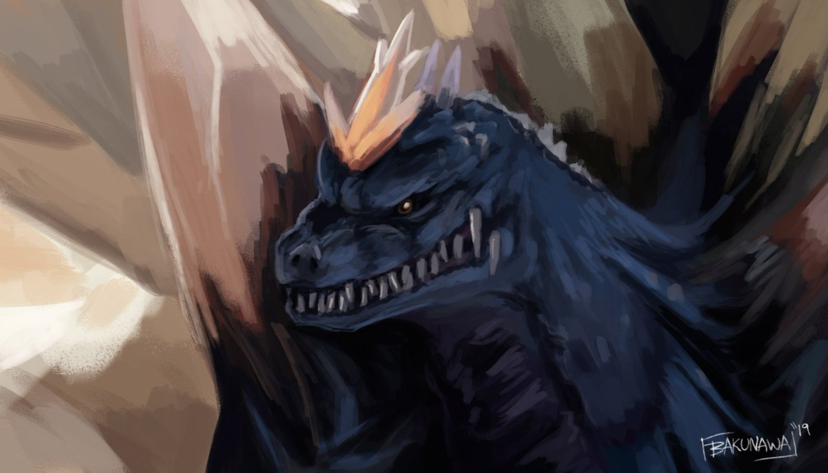 1 hour painting study of SpaceGodzilla Vs Godzilla screencap.

I haven't painted anything in months so this one feels a little off to me. 

#godzilla #spacegodzilla #painting #screencapredraw #art #illustration