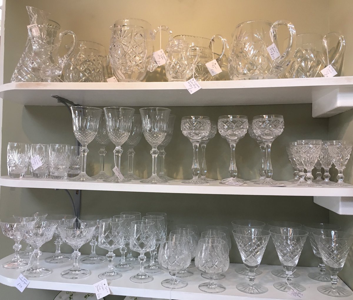 Are you planning to host a dinner party or an event and are looking for some quality glassware ? If so Rectory Antiques has a large collection of Thomas Webb and Stuart Crystal glass.#glass #glasses #decanter #sherryglasses #tumblers #hockglasses #antiques #collectables #bakewell