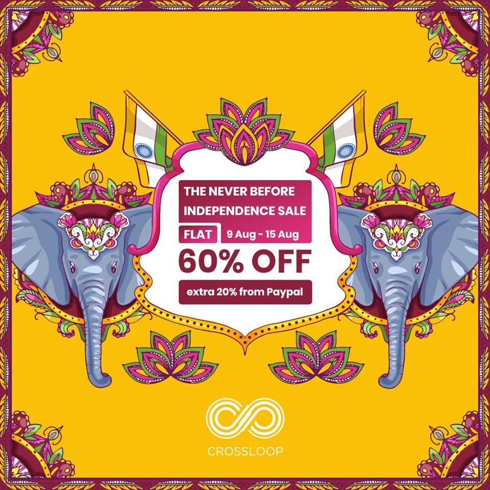CrossLoopIndia's tweet photo. The "NEVER BEFORE INDEPENDENCE DAY SALE" is here. Upto 80% off on trendy earphones. (60% direct off + 20% on payment through Paypal). Hurry Up! Sale is about to end soon.
Order now on https://t.co/O8nZ2UFYOB
.
.
.
#CrossloopIndia #SayNoToBoring #IndependenceDay #Sale #Earphones https://t.co/a57FVB1fNP