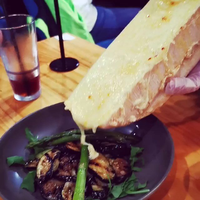 BareGrillBourke's tweet photo. Feel free to add Raclette cheese to anything! Awesome video @ava_aiai https://t.co/R9aJLpg6o8 https://t.co/l8SBvoZplk