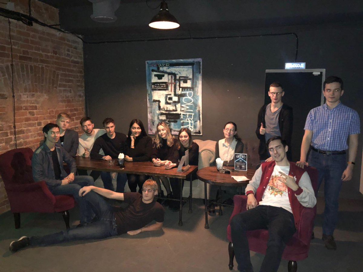 valugansky's tweet photo. @sama Just wanted to share: due to this tweet we started our Lyceum alumni. One of the goals is to start a mentorship program for current students. Here is a photo we made during a reunion in Moscow https://t.co/YiahiBMVpe