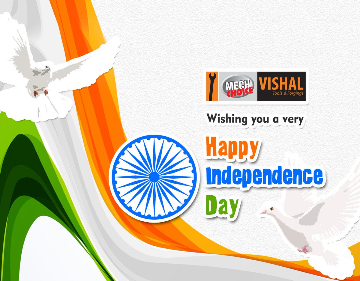 Vishal_Tools_B9's tweet photo. Let us come together to facilitate our glorious nation and feel proud to be Indian ! 🇮🇳

Wish you a Happy Independence Day !
- Vishal Tools &amp; Forgings Pvt Ltd.

#IndependenceDay #IndependenceDay2019  #India #Freedom #ProudIndian https://t.co/ztz2RvOkZU