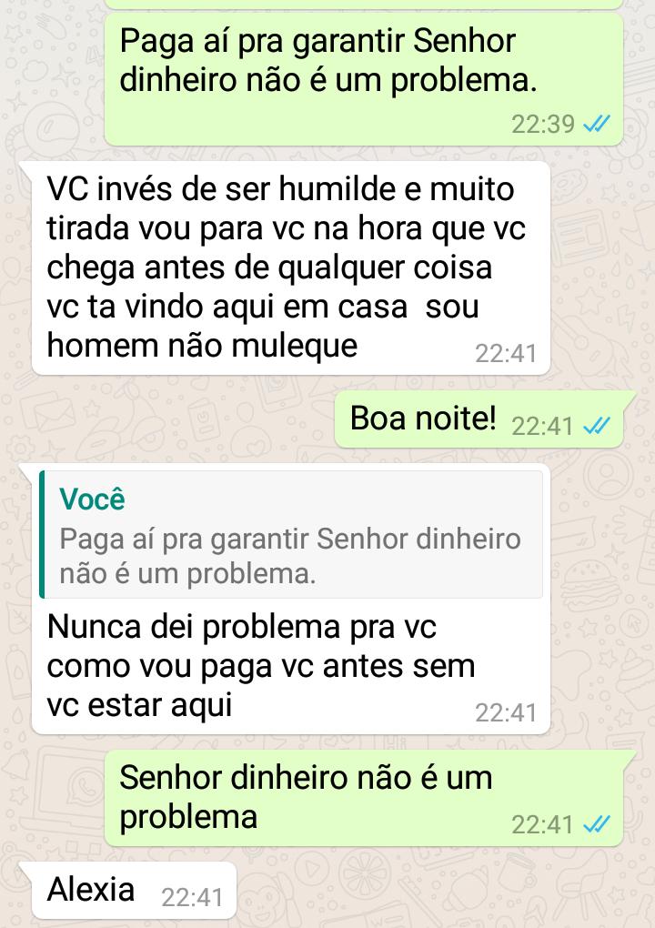 respeitoas's tweet photo. O contratante diz que dinheiro não é o problema ,ao pedir adiantamento para reservar o dia e ter garantia se negou e veio falar de humildade! https://t.co/izU5dfr0sC