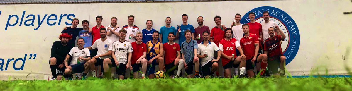 TrueLAD_FPL's tweet photo. How does your ##FPL mini-league celebrate its end of season do?
With a day of football 7-a-side at @ReadingFC followed by a raucous, semi-naked, awards ceremony/ping-pong show?
No? Just us then. #TrueLads #FPLCommunity #FF https://t.co/sF2nA4BscV