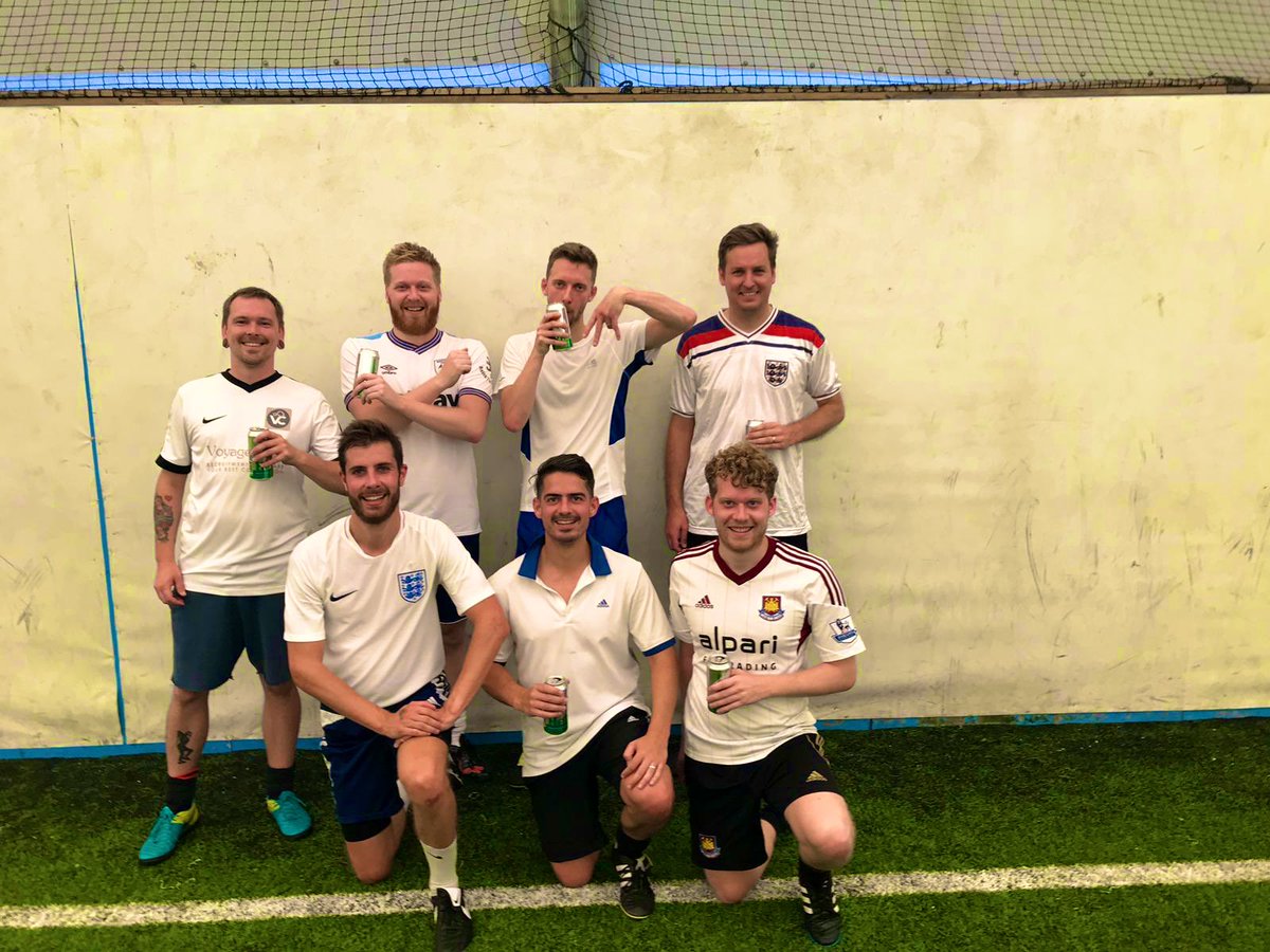 TrueLAD_FPL's tweet photo. How does your ##FPL mini-league celebrate its end of season do?
With a day of football 7-a-side at @ReadingFC followed by a raucous, semi-naked, awards ceremony/ping-pong show?
No? Just us then. #TrueLads #FPLCommunity #FF https://t.co/sF2nA4BscV
