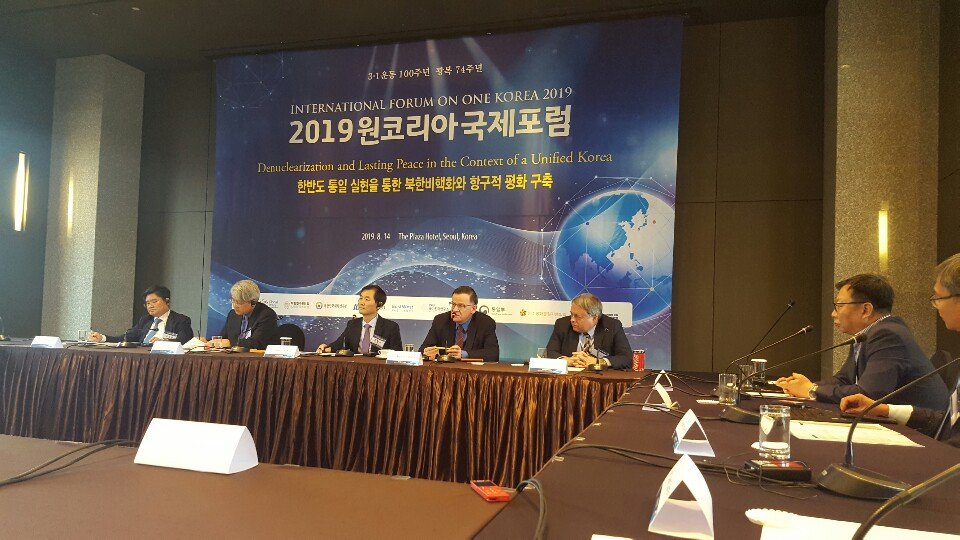 GlobalPeace's tweet photo. "The Korean people want to take ownership over determining their own destiny. We the Korean people want the international community to give support to realize our aspiration and dreams." Baek-San Kim #KoreanDream #GlobalPeace https://t.co/aSXh6V4TOw