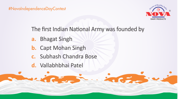novadairy's tweet photo. Question 5
The #IndependenceDay #Contest is here! Take this knowledge quiz about our country &amp; stand a chance to win a gift hamper from #Novadairy. 
Answer all of the questions correctly Using #NovaIndependenceDayContest
Participate, share &amp; tag your friends
#ContestAlert https://t.co/7Q7wpAJ1mX