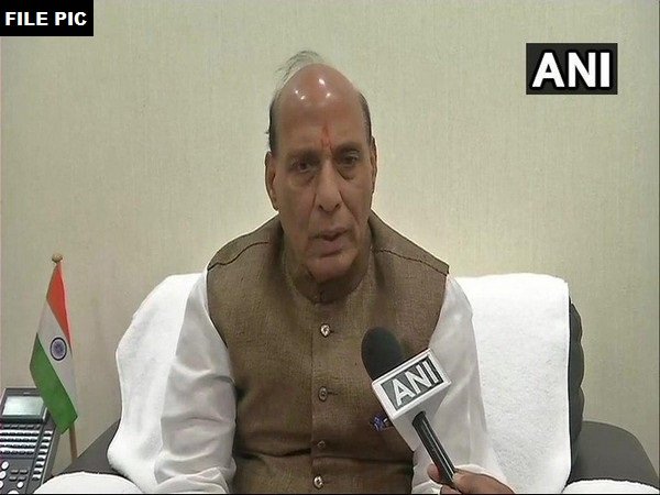 ANI's tweet photo. Rajasthan: Union Defence Minister Rajnath Singh to visit Jaisalmer on 16th August. https://t.co/NYbOsPVCz5