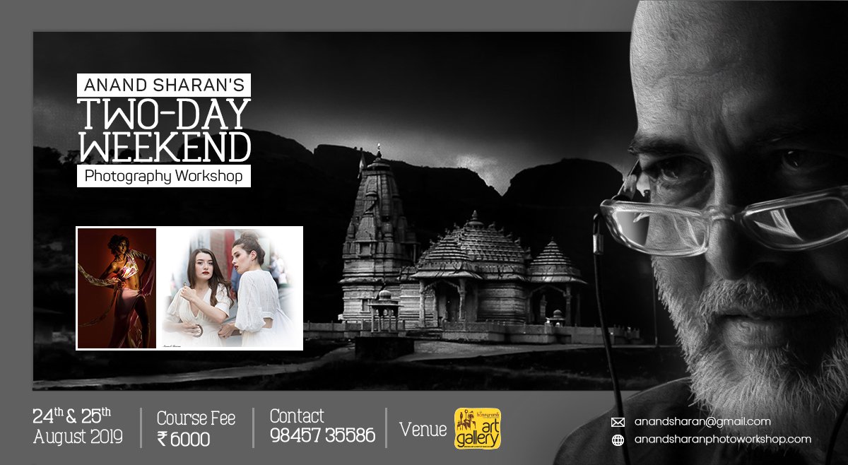 honeycombcs's tweet photo. Brush up your skills &amp; start exploring #Photography as a #career with this Two-Day Weekend Workshop by International Award-winning #Photographer, Anand Sharan
Register: https://t.co/HYGYOEm8Fb
Fee: Rs 6000/-
Venue: https://t.co/nixDlzhT2y
Details: 9845735586 anandsharan@gmail.com https://t.co/Sk9HqJiab3