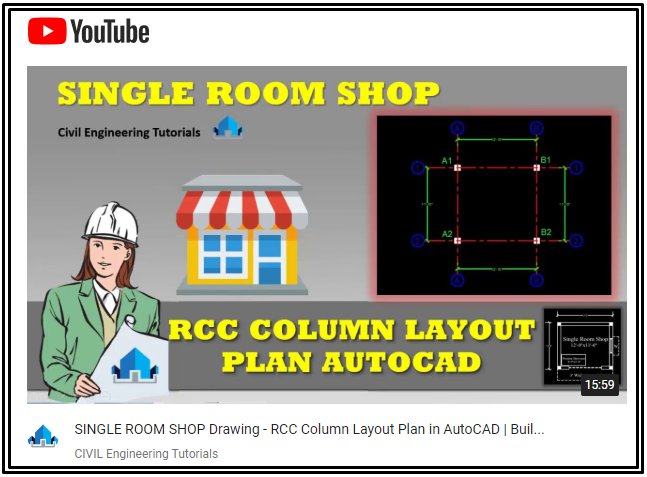 CIVILTutorials's tweet image. SINGLE ROOM SHOP Drawing - RCC Column Layout Plan in AutoCAD | Building #4
youtu.be/3IhDuKC9ecQ
#CivilEngineeringTutorials
#CivilTutorials
#AutoCADTutorials
#FrontElevation