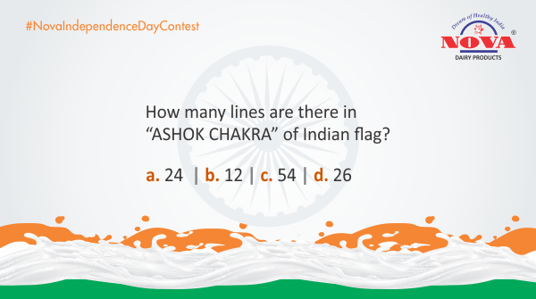 novadairy's tweet photo. Question 6
The #IndependenceDay #Contest is here! Take this knowledge quiz about our country &amp; stand a chance to win a gift hamper from #Novadairy. 
Answer all of the questions correctly Using #NovaIndependenceDayContest
Participate, share &amp; tag your friends
#ContestAlert https://t.co/6nnlVv2F2S