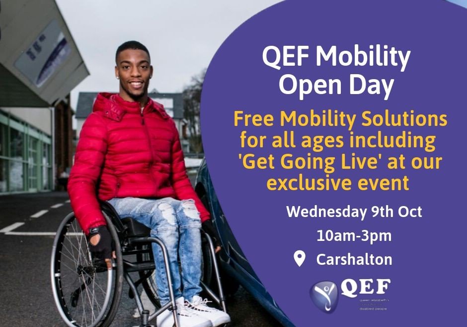 QEF (@qef1) on Twitter photo QEF is hosting an open day to provide solutions to all mobility challenges, no matter your age - to maximise your independence. For full details and to book your place, visit our event page at bit.ly/2yj381L.
<a href="/DrivingMob/">DrivingMobility</a> <a href="/PosAbilityMag/">PosAbility Magazine</a> <a href="/ablemag/">Able Magazine</a> <a href="/Motability/">Motability Foundation</a> QEF is hosting an open day to provide solutions to all mobility challenges, no matter your age - to maximise your independence. For full details and to book your place, visit our event page at bit.ly/2yj381L.
<a href="/DrivingMob/">DrivingMobility</a> <a href="/PosAbilityMag/">PosAbility Magazine</a> <a href="/ablemag/">Able Magazine</a> <a href="/Motability/">Motability Foundation</a>
