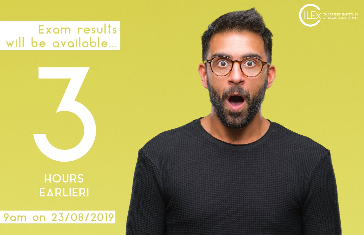 We promised you an exciting announcement and here it is... no more waiting until midday for results!!! you can now wake up on results day, have a slice of toast and a nice cup of tea and then get your exam results. No more butterflies until lunchtime! #CILEx #Exams #Results