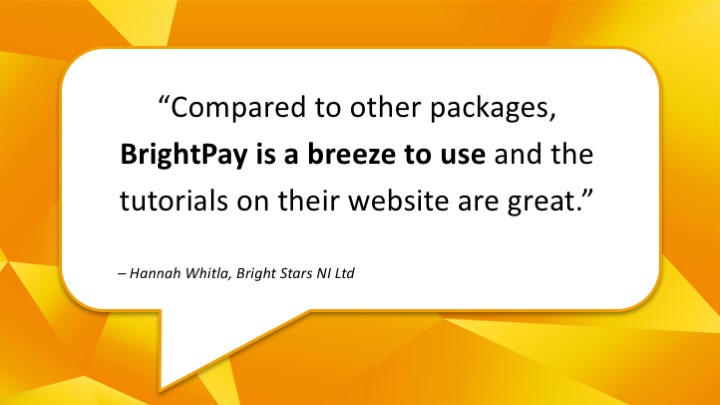 BrightUKIre's tweet photo. BrightPay has a 99% customer satisfaction rate! Read our testimonials to find out what people like about #BrightPay https://t.co/USlnrwEhca https://t.co/OJLUTN7INE
