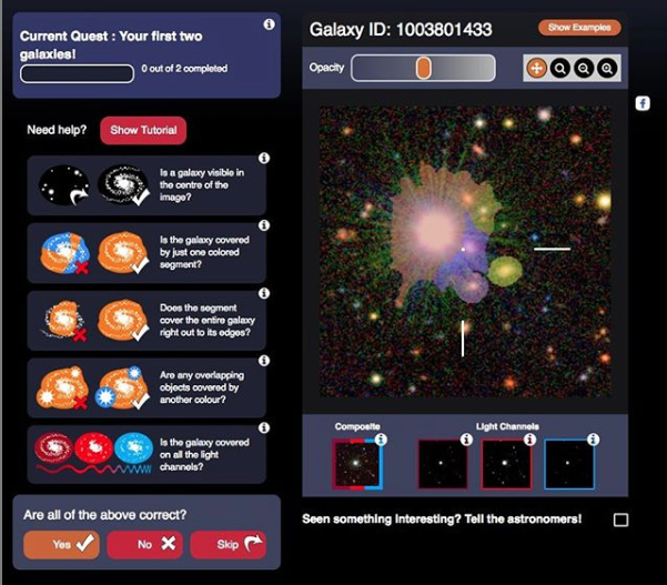 ICRAR's tweet photo. Astronomers have been looking deep into the Universe & surveying millions of galaxies. Computers are good at identifying galaxy boundaries, but they donβt always get it right. Will you join #AstroQuest to inspect & correct the computer's work? #scienceweek https://t.co/Fd0mrAUYXC https://t.co/iE6OXLvnSc