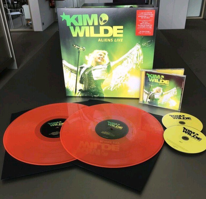 I’m about to get Kim Wilde Aliens Live vinyl record on September 2019🤘🏾👽🤘🏾 #KimWilde #KimWildeOfficial #KimWildeForever #HereComeTheAliens