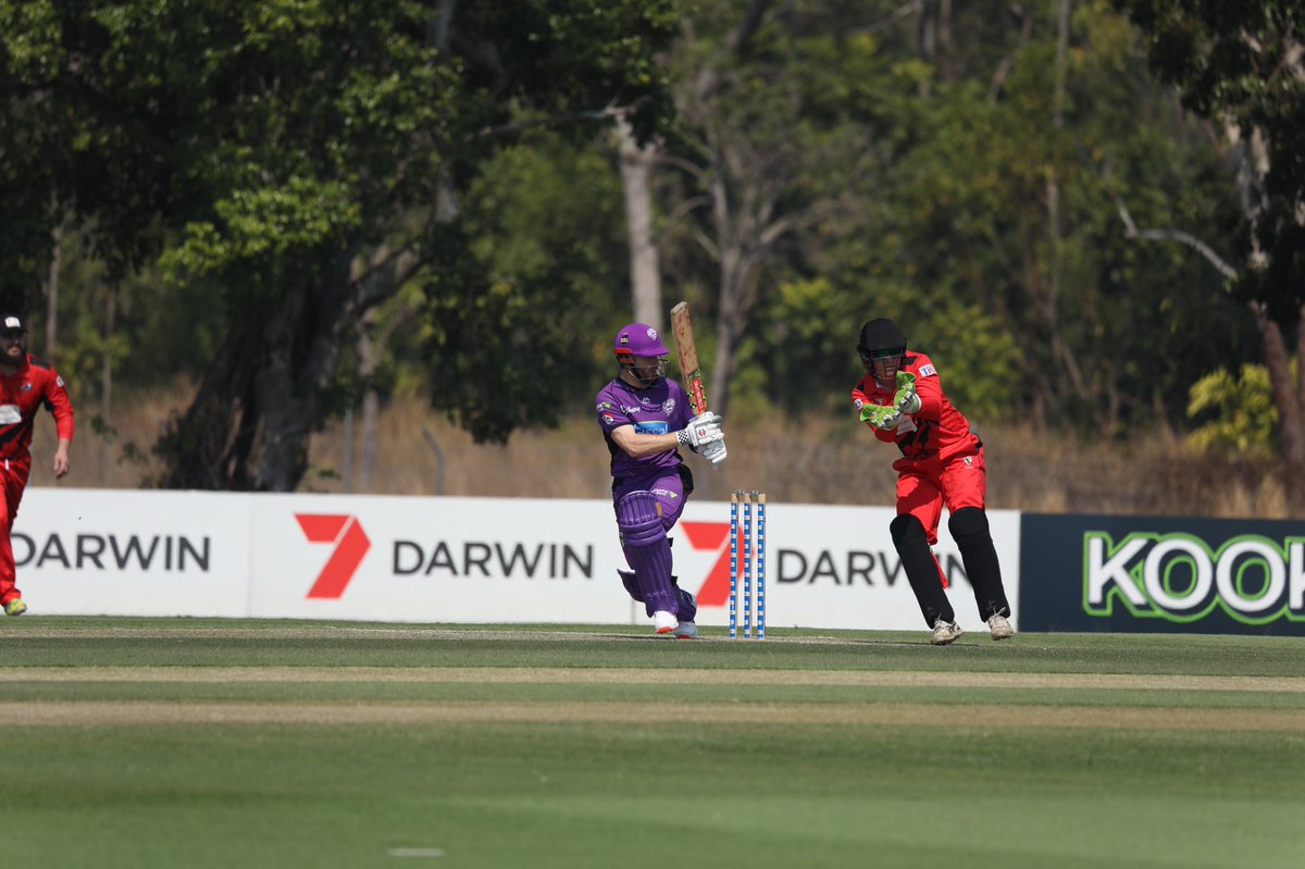 HurricanesBBL's tweet photo. Three from three!

The Desert Blaze recover from a slow start but finish on 8/147, 28 runs short of our 2/175. 

We’re next in action from 11am on Sunday as part of another weekend double header. Both matches on livestream on @themercurycomau.

#TasmaniasTeam https://t.co/t6IXk3mE6v