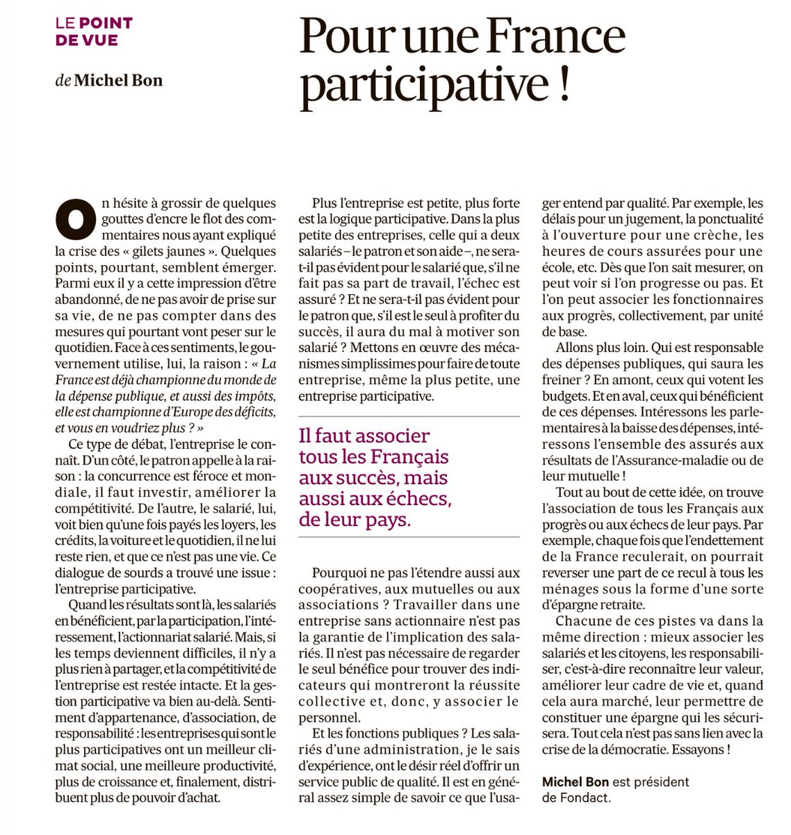 xjfontanet's tweet photo. Consacrez cinq minutes à la lecture de ce magnifique papier de Michel bon ! https://t.co/S9hQpxqdIb