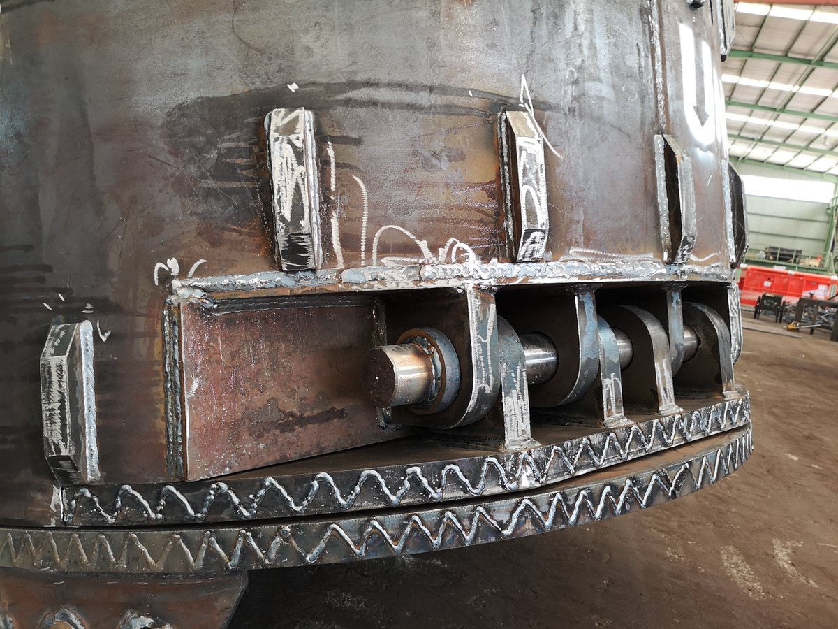 DrillmasterBloc's tweet photo. Pay attention to details, you could feel the high quality of our products from the photos. --News from Unidrill (Drillmaster sub-brand)

info@drillmastergroup.com
#drillmaster #unidrill #unimate #drilltools #casingItems #pilebreak #desander #casingrotator #drillingteeth https://t.co/HedKwOoC25