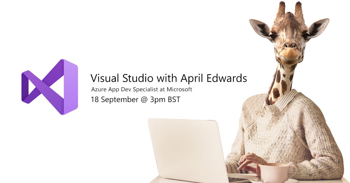GreyMatter_News's tweet photo. To celebrate #NationalCodeWeek this September, we will be running a series of webinars with incredible speakers @TheAprilEdwards @ethomson @AbelSquidHead! Join us to learn more about #Github, #opensource, #VisualStudio2019 + #AzureDevOps: https://t.co/Sv7I7BpFfD @codingweek https://t.co/5TDvZWzktj