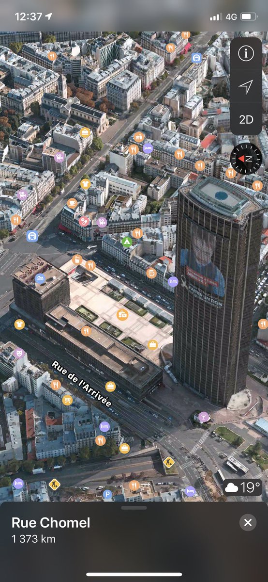 Quand on tape « tour Montparnasse » sur google maps!!#orducommun #guerirlecancerdelenfantau21esiecle #thebignoe @gustave_roussy