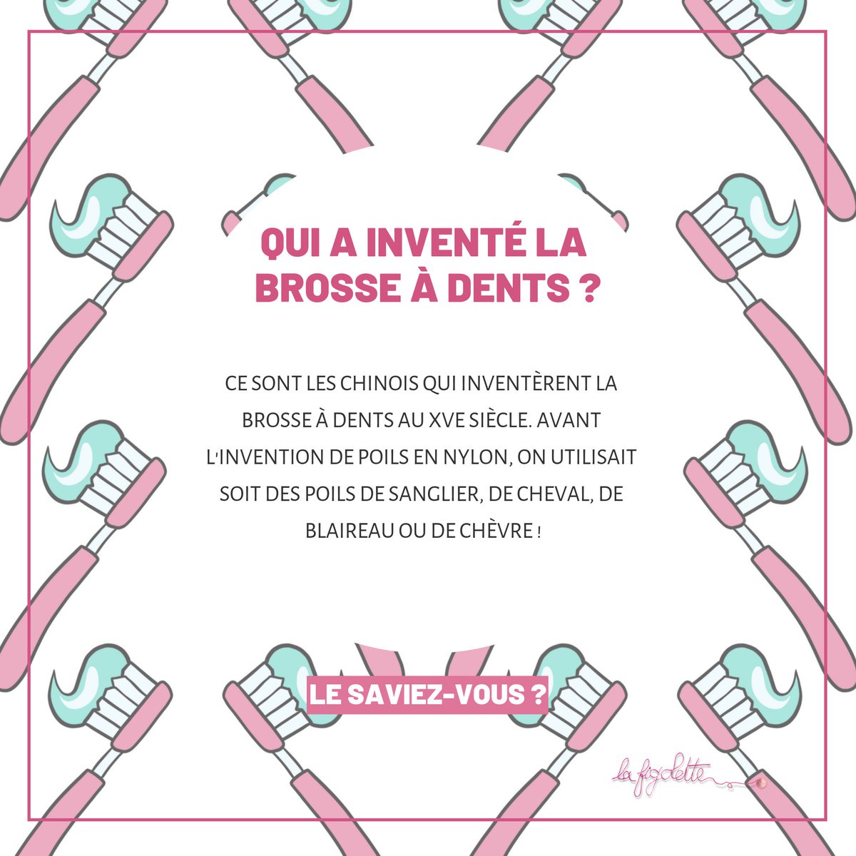 lafigolette's tweet photo. Pas de panique ! Pas de poils animal sur ta brosse à dent !🐐 https://t.co/AHzw2bl9j6