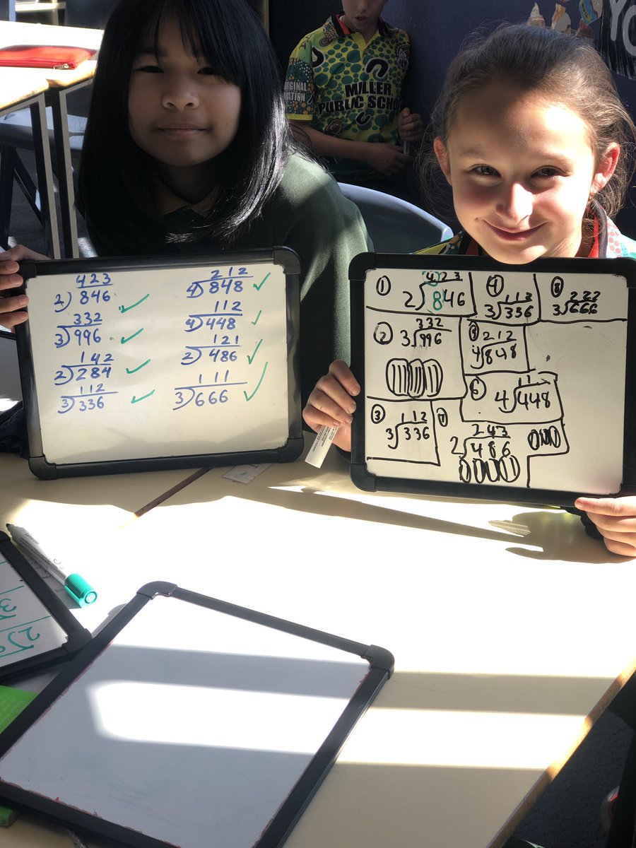 MissAVassallo's tweet photo. 🌟Independent long division was a success with these young ladies today!🌟 Extra practice can go a long way! ☺️ @sellouise @MillerPS2168 @CarlyLHarding @reneetongMPS @SarahTrestrail #learning #success #ilovemyjob #teaching https://t.co/F8uyUr5zEV