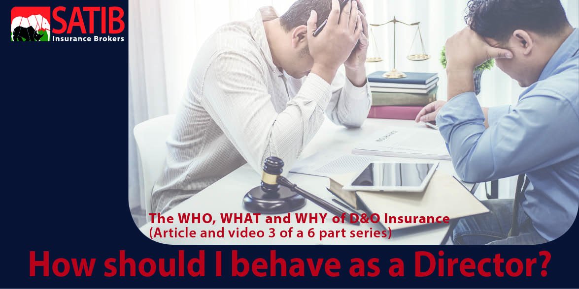 The WHO, WHAT &amp; WHY of D&amp;O Insurance is a 6-part series we are sharing with you each month. This is part 3 of the series, and you can either read the articles or watch the videos. 
Click here for more  - 
lnkd.in/gApPvZr
#directors #insurance #SATIB
