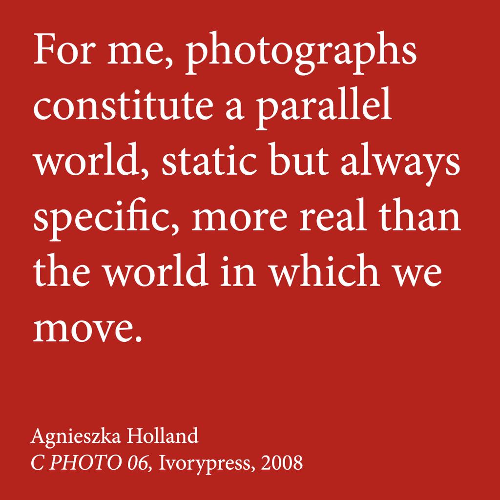 Ivorypress's tweet photo. #CPhotoProject #IvorypressQuotes #Ivorypress #AgnieszkaHolland

https://t.co/5kOXgvZf7D https://t.co/wmAPQ3Zsfb