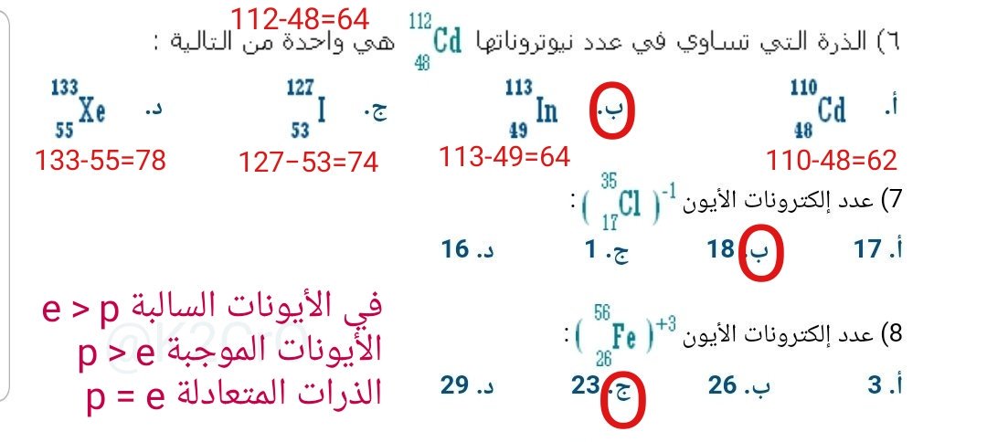 حددي اللكترونات التكافؤ للعنصر التالي na العدد الذري 11