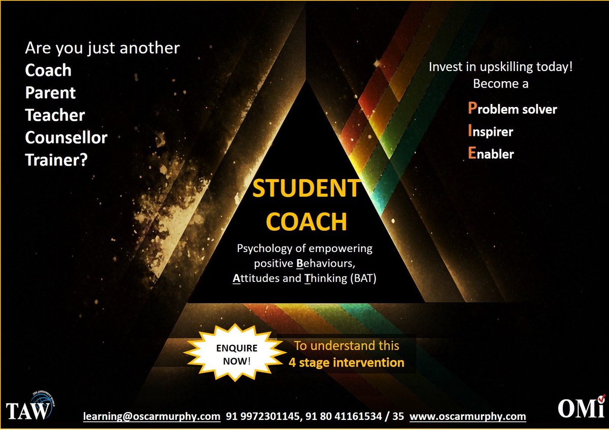 OMiForLife's tweet photo. It’s TIME!
Move beyond academics, move beyond being just another parent, teacher, trainer, educator or counsellor. 

#oscarmurphylifestrategists #theassessmentworld #psychometrics #coaching #student #trainings #certification https://t.co/LzAjmEfZ6T