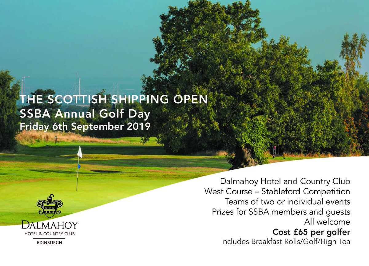Still time to join us on September 6th for our charity golf day. DM for more details or to book a place. <a href="/SSBACharity/">SSBA</a>  <a href="/DalmahoyHotel/">Dalmahoy</a> #Golf #charity #greatdayout